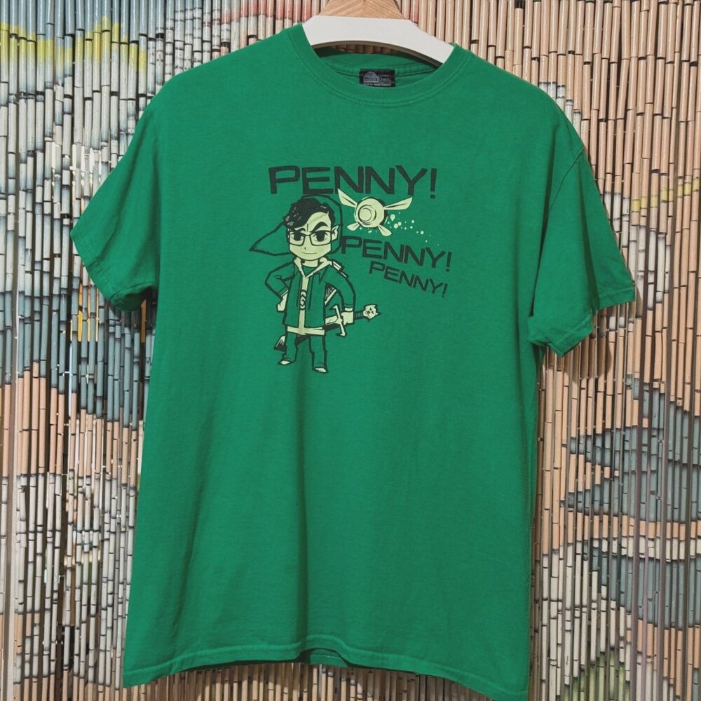 ThinkGeek Legend of Penny 100% Cotton T-Shirt, Irish Green, Medium